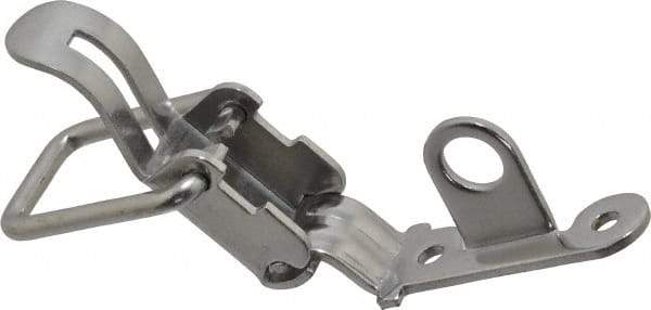 Value Collection - 2.56" Long x 0.92" Wide, Padlockable Latch - Stainless Steel, with Stainless Steel Finish - All Tool & Supply