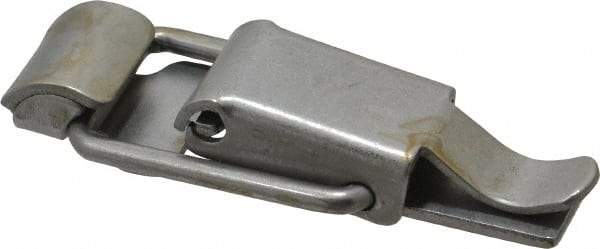 Value Collection - 3.53" Long x 1.3" Wide, 205 Series Latch - Plain Steel, with Plain Steel Finish - All Tool & Supply