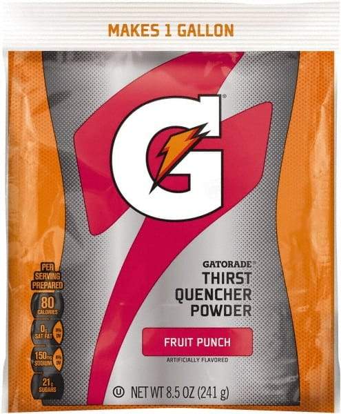 Gatorade - 8.5 oz Pack Fruit Punch Activity Drink - Powdered, Yields 1 Gal - All Tool & Supply