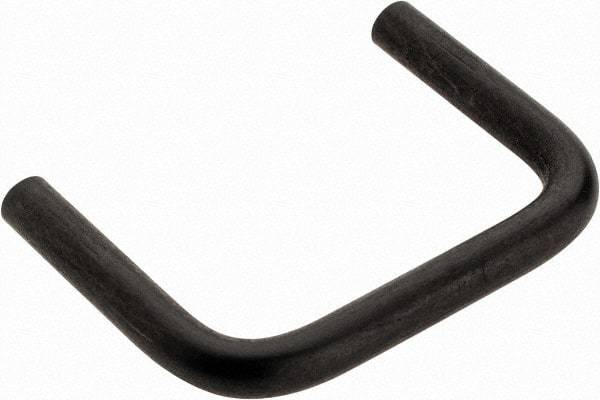 Electro Hardware - 4-40 Internal Thread, 5/32" Handle Diam, Black Anodized Aluminum Drawer Pull - 1-1/4" Center to Center - All Tool & Supply