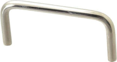 Electro Hardware - Round Handle - Nickel Plated, Brass, 3" Center to Center - All Tool & Supply