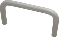 Electro Hardware - Round Handle - Clear Finish, Aluminum, 5" Center to Center - All Tool & Supply