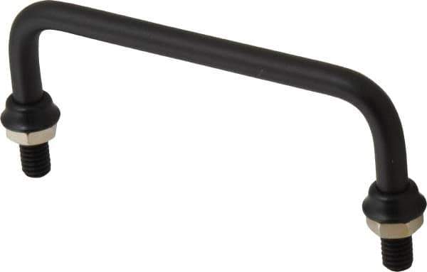 Electro Hardware - Round Handle - Black Coated, Aluminum, 4-1/4" Center to Center - All Tool & Supply