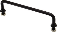 Electro Hardware - Round Handle - Black Coated, Aluminum, 6" Center to Center - All Tool & Supply