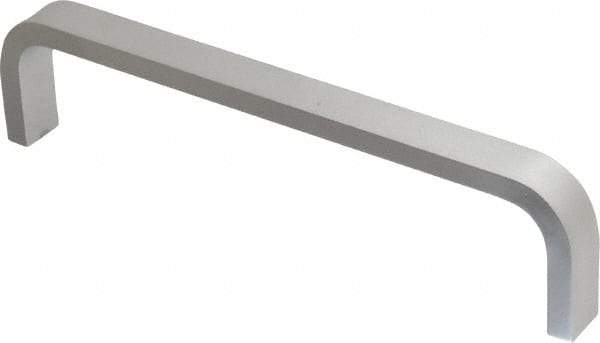 Electro Hardware - 1-1/2" High Rectangular Handle - Clear Finish, Aluminum, 6" Center to Center - All Tool & Supply