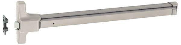 Yale - 36" Long Panic Rated, Series 2100 Flatbar - Sprayed Aluminum, Grade 1 - All Tool & Supply