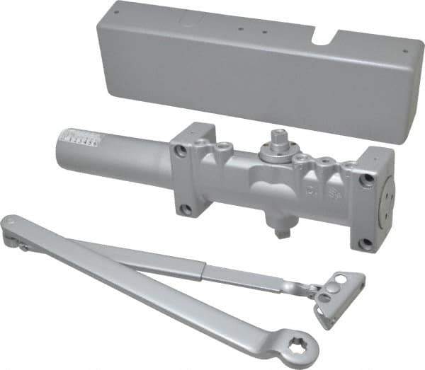 Norton Door Closers - Push & Pull Side Mount, Multi Size Closer Power Operated Damper - Aluminum Finish - All Tool & Supply