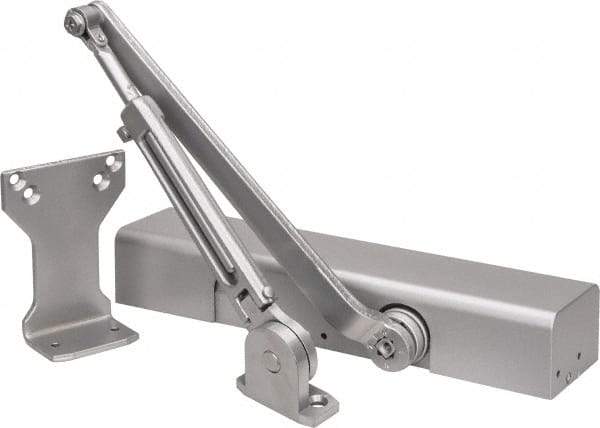 Norton Door Closers - Push & Pull Side Mount, Multi Size Closer Power Operated Damper - Aluminum Finish - All Tool & Supply