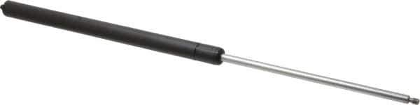 Value Collection - 0.32" Rod Diam, 0.75" Tube Diam, 120 Lb Capacity, Fixed Force Gas Spring - 19.63" Extended Length, 7" Stroke Length, Threaded End, Black Nitride Piston - All Tool & Supply