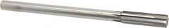 Made in USA - 0.665" Carbide-Tipped 6 Flute Chucking Reamer - Straight Flute, 9/16" Straight Shank, 2-1/4" Flute Length, 9" OAL - All Tool & Supply