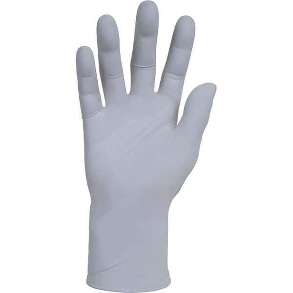 KleenGuard - Size XL, 3-1/2 mil, Industrial Grade, Powder Free Nitrile Disposable Gloves - Exact Industrial Supply