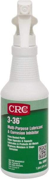 CRC - 16 oz Trigger Spray Bottle Nondrying Film Penetrant/Lubricant - Blue/Green & Clear, -50°F to 250°F, Food Grade - All Tool & Supply