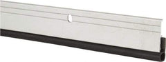 Pemko - 84" Long x 1-1/4" Wide, Head & Jamb Weatherstripping - Clear Anodized Aluminum Finish - All Tool & Supply