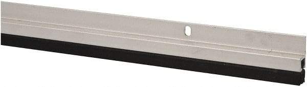 Pemko - 84" Long x 1-1/16" Wide, Heavy-Duty Head & Jamb Weatherstripping - Clear Anodized Aluminum Finish - All Tool & Supply