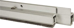 Pemko - 96" Long x 1-1/4" Wide, Adjustble Double Door Split Astragal Weatherstripping - Clear Anodized Aluminum Finish - All Tool & Supply