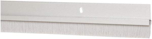 Pemko - Door Bottom Sweep - Nylon Brush, 1-1/2" High, Clear Anodium Aluminum Coated - All Tool & Supply