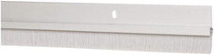 Pemko - Door Bottom Sweep - Nylon Brush, 1-1/2" High, Clear Anodium Aluminum Coated - All Tool & Supply