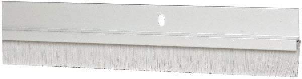 Pemko - Door Bottom Sweep - Nylon Brush, 1-1/2" High, Clear Anodium Aluminum Coated - All Tool & Supply