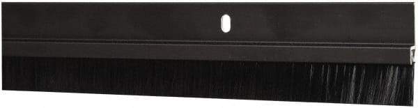 Pemko - Door Bottom Sweep - Nylon Brush, 1-1/2" High, Dark Bronze Anodium Aluminum Coated - All Tool & Supply