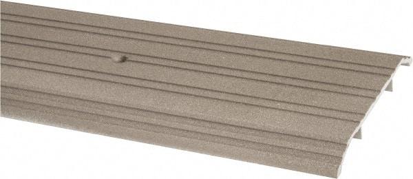 Pemko - 72" Long x 5" Wide x 1/2" High, Saddle Threshold - Gray PemKote Skid Resistant Surface - All Tool & Supply