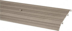 Pemko - 72" Long x 5" Wide x 1/2" High, Saddle Threshold - Gray PemKote Skid Resistant Surface - All Tool & Supply