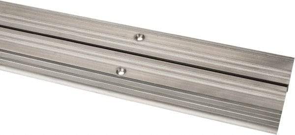 Pemko - 36" Long x 4-1/8" Wide x 1/2" High, Saddle Threshold - Mill Finish Aluminum - All Tool & Supply