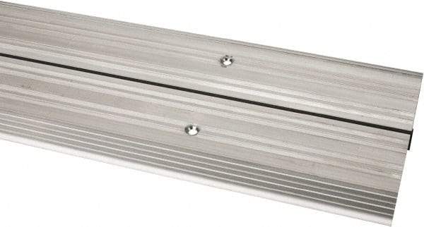 Pemko - 48" Long x 6-1/8" Wide x 1/2" High, Saddle Threshold - Mill Finish Aluminum - All Tool & Supply