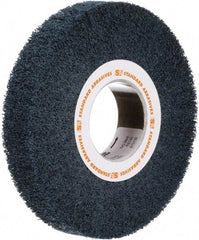 Standard Abrasives - 12 Inch Diameter Aluminum Oxide Unmounted Flap Wheel - 5 Inch Hole, 2 Inch Wide, Density 7, Non Woven, Very Fine Grade, 2,500 Max RPM - All Tool & Supply