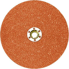 Standard Abrasives - 3" Disc Diam, 36 Grit, Ceramic Quick Change Disc - Type R Attaching System, Coated, Red, Very Coarse Grade - All Tool & Supply