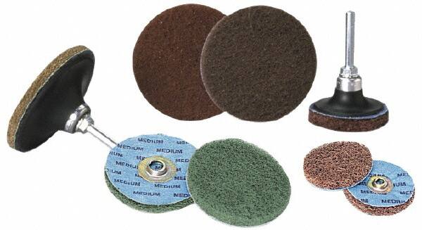 Standard Abrasives - 1-1/2" Aluminum Oxide Quick Change Disc - Exact Industrial Supply