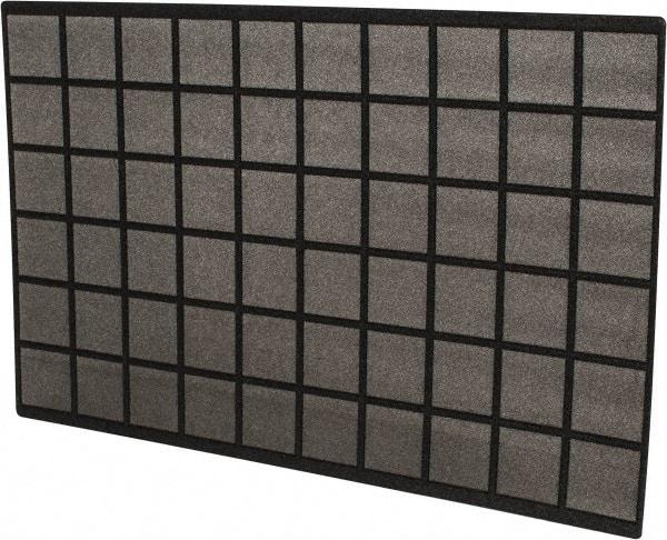 PrecisionAire - 15" High x 24" Wide x 1/4" Deep, Foam Air Filter Media Pad - MERV 4, 20 to 30% Capture Efficiency, 60 to 80 Arrestance Efficiency, 300 Max FPM, 180°F Max, Use with Window Air Conditioners - All Tool & Supply