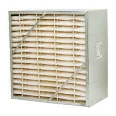 Value Collection - 24" Noml Height x 24" Noml Width x 12" Noml Depth, 65% Capture Efficiency, Rigid Box Air Filter - MERV 11, Synthetic Polypropylene, Integrated Corrosion-Resistant Steel Frame, 2,000 CFM - All Tool & Supply