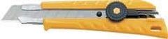 Olfa - Snap Utility Knife - Yellow Plastic Handle - All Tool & Supply