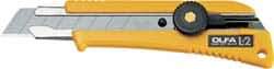 Olfa - Snap Utility Knife - Yellow Plastic Handle - All Tool & Supply