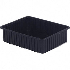 LEWISBins+ - 17-3/8" Wide x 6" High, Black Bin Divider Box - Use with DV1760 Short, DV2260 Long - All Tool & Supply