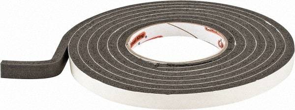 Frost King - 10' Long x 1/2" Wide, High Density Foam Tape Weatherstripping - Rubber Foam - All Tool & Supply