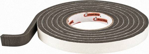 Frost King - 10' Long x 3/4" Wide, High Density Foam Tape Weatherstripping - Rubber Foam - All Tool & Supply