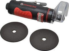 Universal Tool - 2-7/8" Wheel Diam, 22,000 RPM, Pneumatic Cutoff & Cutoff-Grinder Tool - Straight Handle - All Tool & Supply