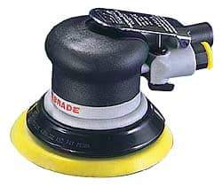 Dynabrade - 12,000 OPM, 18 CFM Air Consumption, Palm Air Orbital Sander - Round Pad, 1/4 NPT Inlet - All Tool & Supply