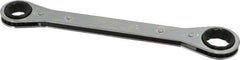 Lang - 11/16" x 7/8" 12 Point Ratcheting Box Wrench - Double End, 9-1/4" OAL, Steel - All Tool & Supply