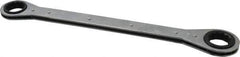 Lang - 1-1/16" x 1-1/8" 12 Point Ratcheting Box Wrench - Double End, 15" OAL, Steel - All Tool & Supply