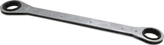 Lang - 1-1/8" x 1-3/16" 12 Point Ratcheting Box Wrench - Double End, 15" OAL, Steel - All Tool & Supply