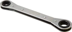 Lang - 15mm x 17mm 12 Point Ratcheting Box Wrench - Double End, 8-1/8" OAL, Steel - All Tool & Supply