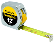 STANLEY® PowerLock® Metal Case Tape Measure 3/4" x 12' - All Tool & Supply