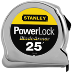 STANLEY® PowerLock® Tape Measure with BladeArmor® Coating 1" x 25' - All Tool & Supply