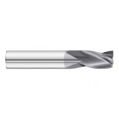 7/8 Dia. x 4 Overall Length 3-Flute Square End Solid Carbide SE End Mill-Round Shank-Center Cut-TiAlN - All Tool & Supply