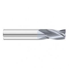 1" Dia. x 4 Overall Length 3-Flute Square End Solid Carbide SE End Mill-Round Shank-Center Cut-TiCN - All Tool & Supply