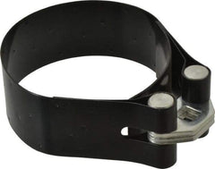 Plews - 4-1/8 to 4-21/32" Diam, Heavy Duty Oil Filter Wrench - Steel, For Use with Filters from 4-1/8 to 4-21/32" - All Tool & Supply