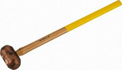 Cook Hammer - 10 Lb Head Nonsparking Mallet - 31" OAL, Wood Handle - All Tool & Supply