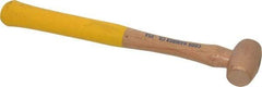 Cook Hammer - 1/2 Lb Head Nonsparking Mallet - 12" OAL, Wood Handle - All Tool & Supply